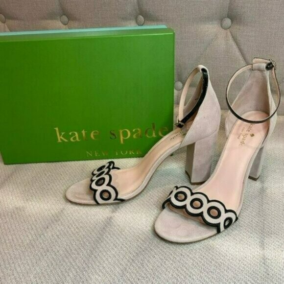 NEW Kate Spade Orson Pump Block Heel Pink Size 9.5 NIB Shoes - Picture 2 of 11